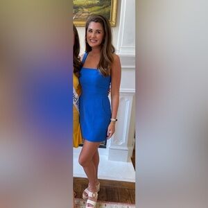 Amanda Uprichard blue Ace dress size Small